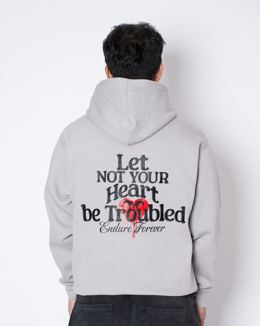 Stone Let Not Your Heart Be Troubled Hoodie