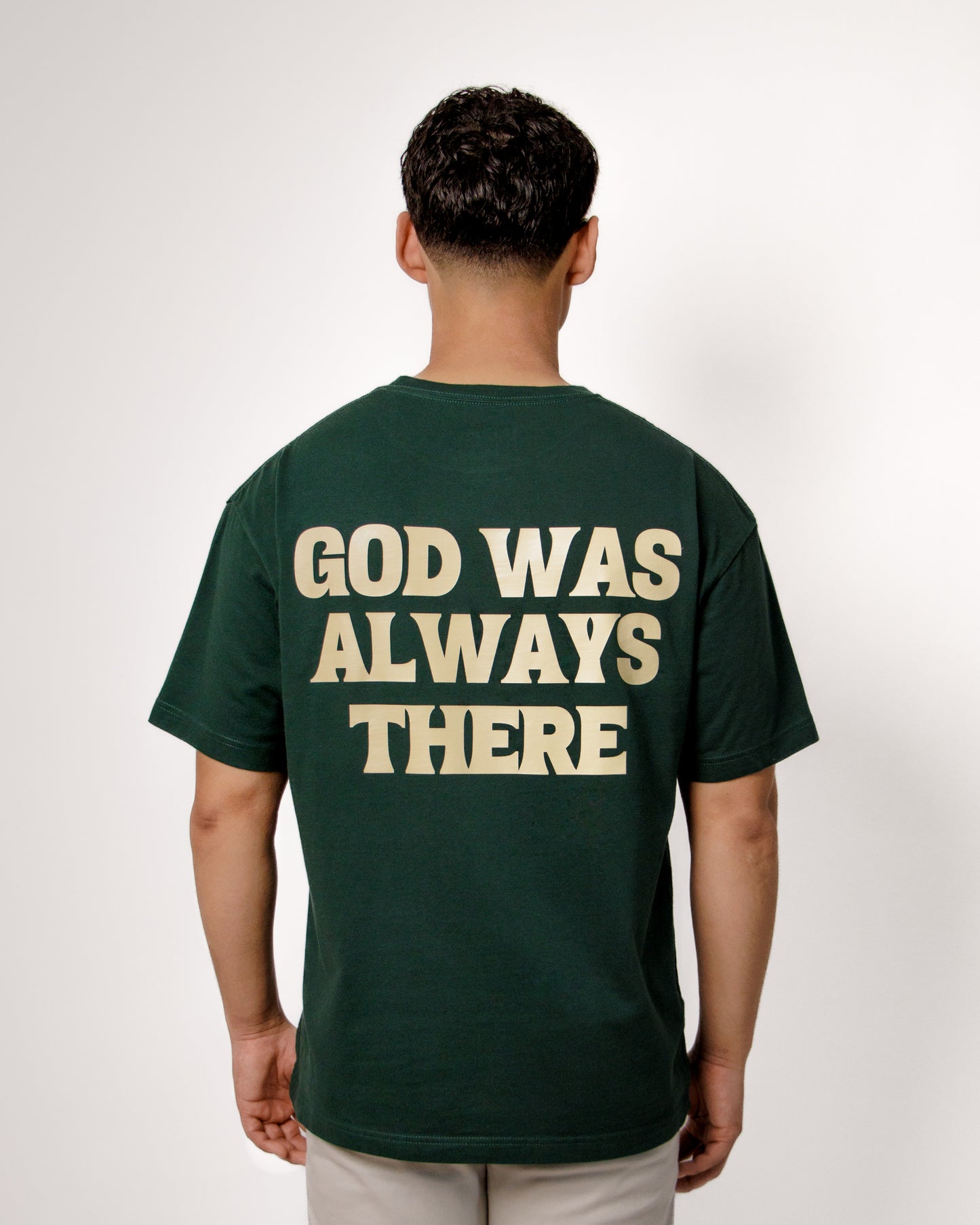 FOREST GOD WAS ALWAYS THERE OVERSIZED TEE